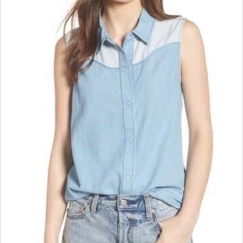 BP. Chambray western shirt